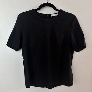ALC Black Short Sleeve Blouse Sz 6